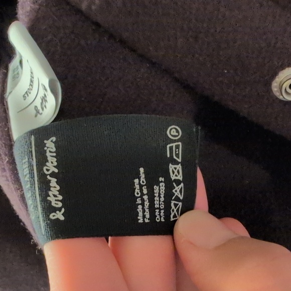 & Other Stories x Stockholm Atelier Oversized Wool Blend Overshirt sz 10 - Picture 8 of 10